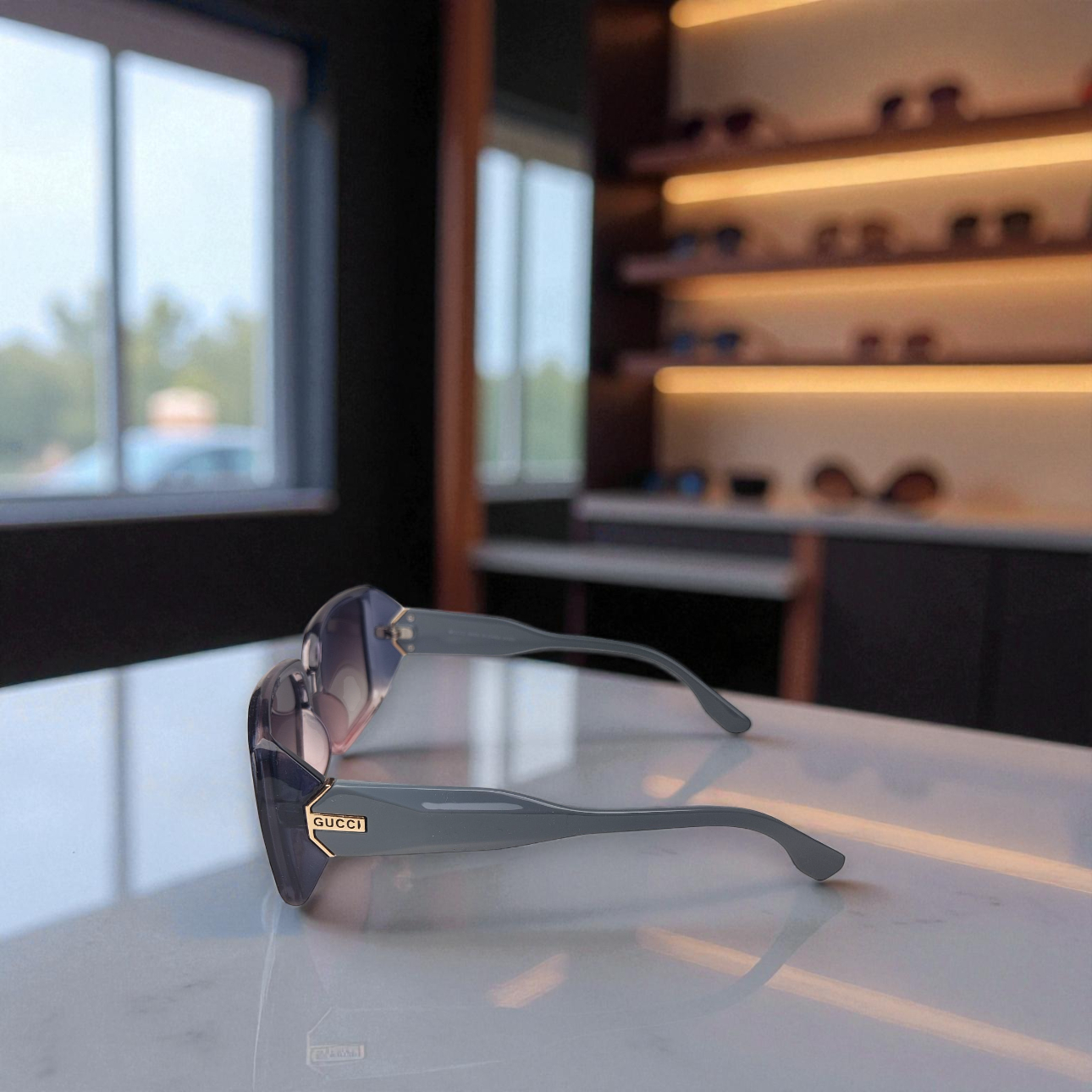 Gu.cci Gradient Cat-Eye Shades