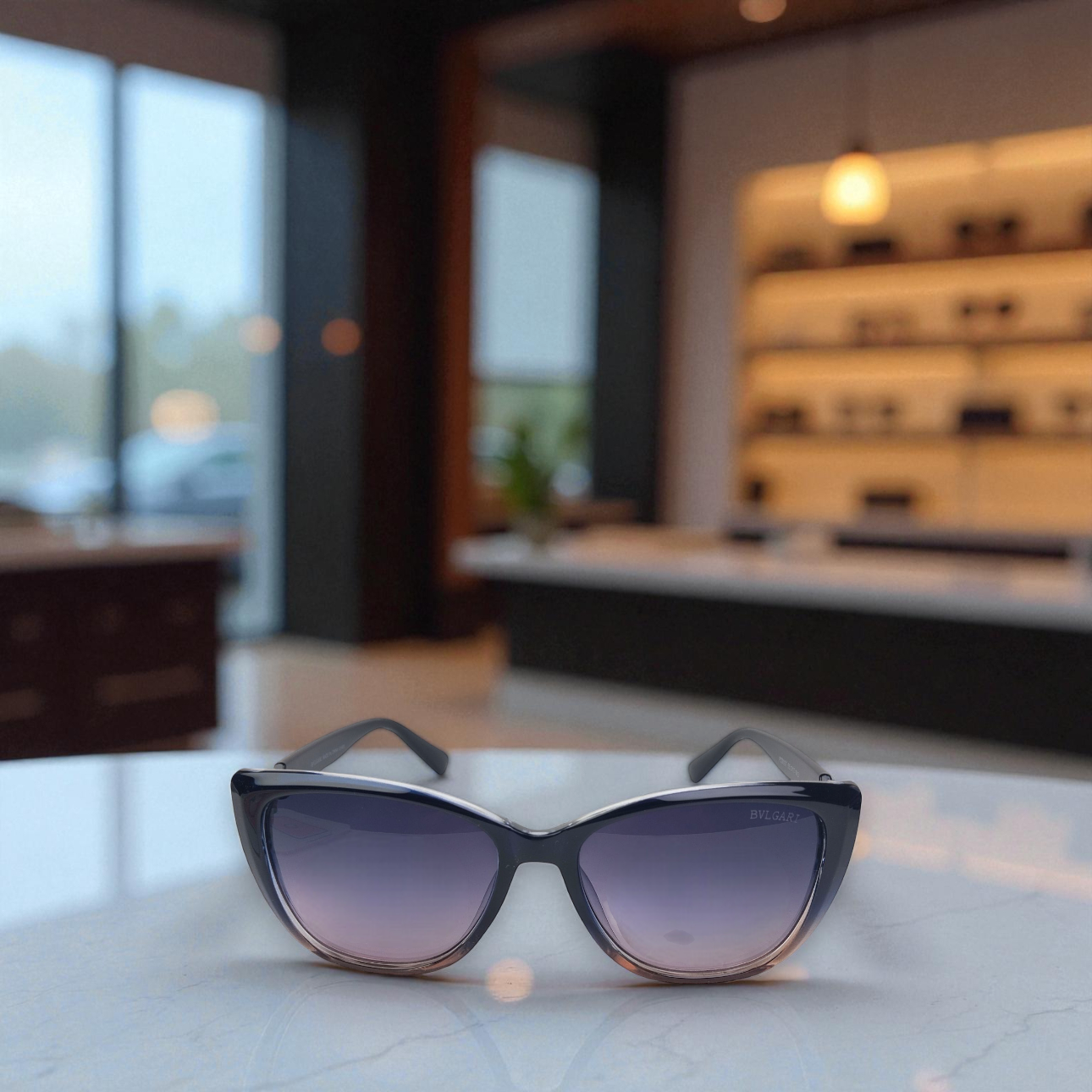 BVLGARI Gradient Cat-Eye Shades