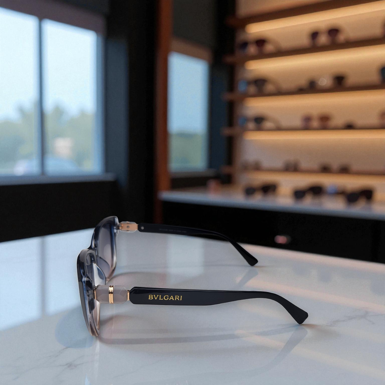 BVLGARI Gradient Cat-Eye Shades