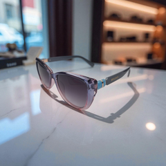 Bvlgari Grey Gradient Cat-Eye Shades