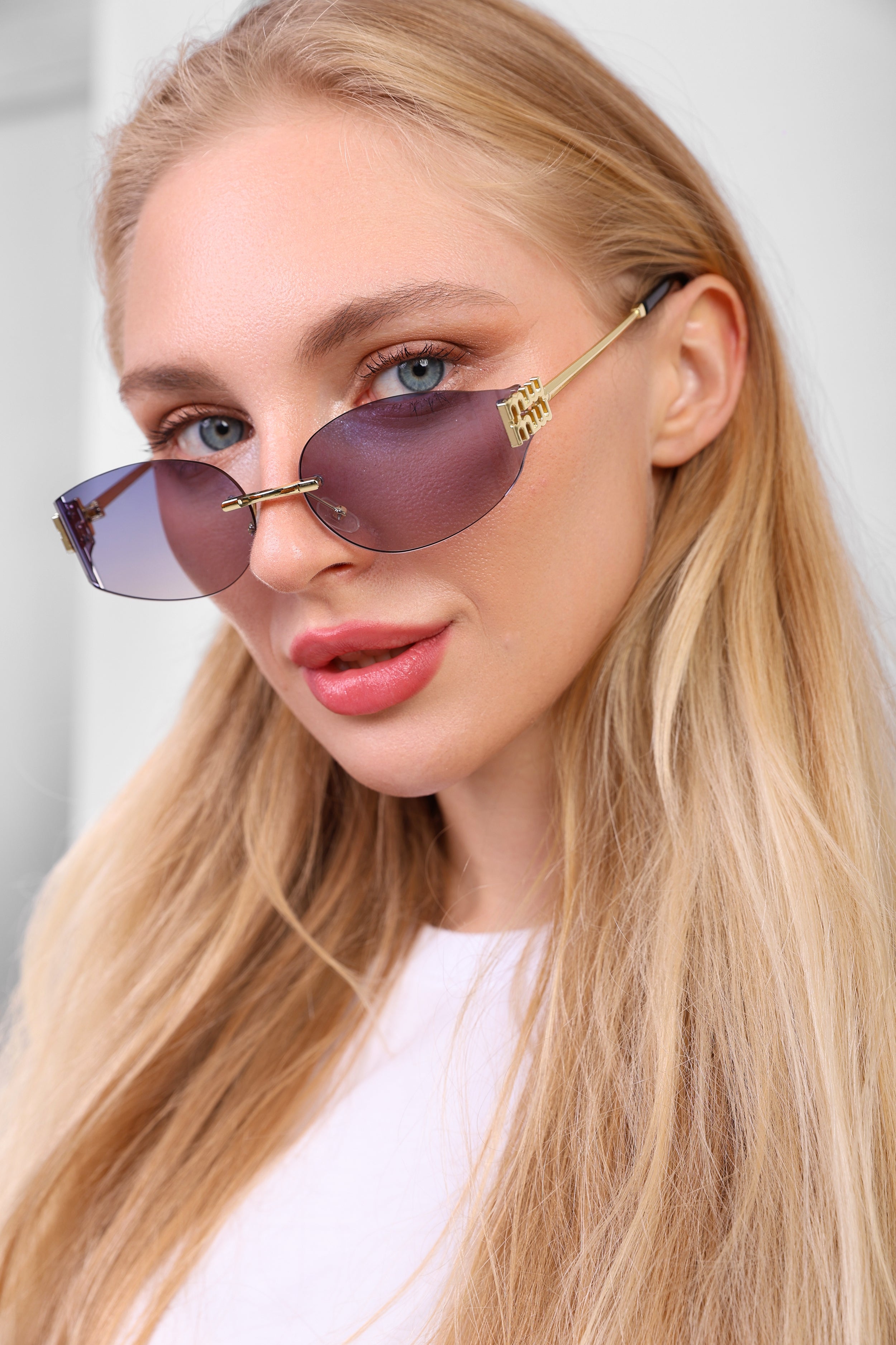 Miu Miu "Lavish Lens" Rectangular Shades