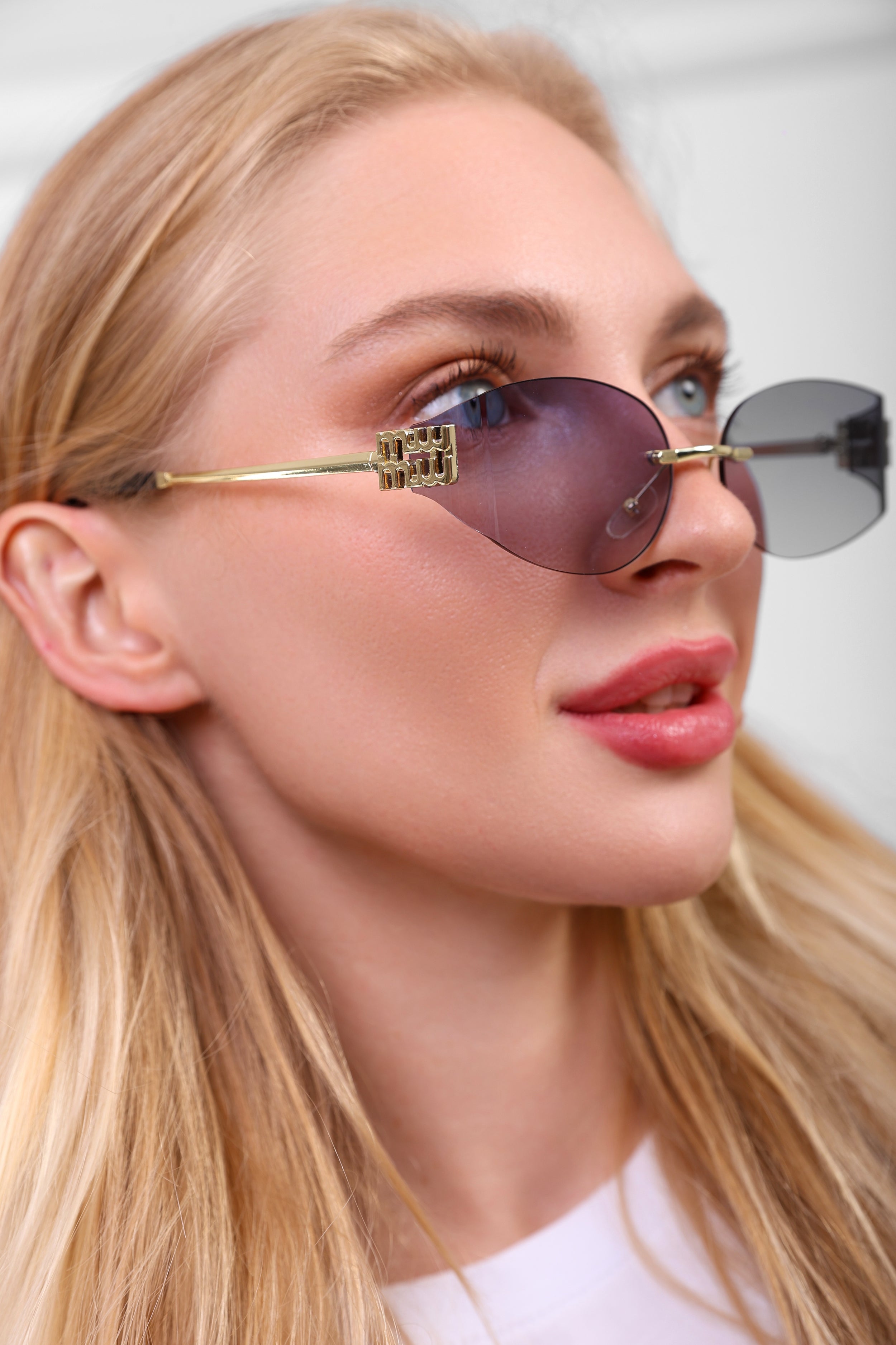 Miu Miu "Lavish Lens" Rectangular Shades