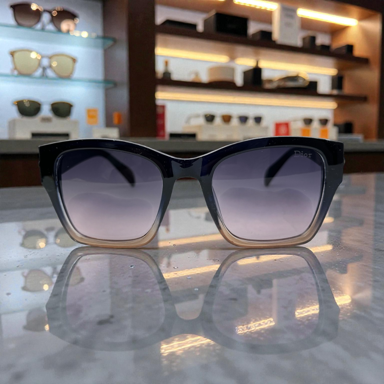 Dior Gradient Square Sunglasses