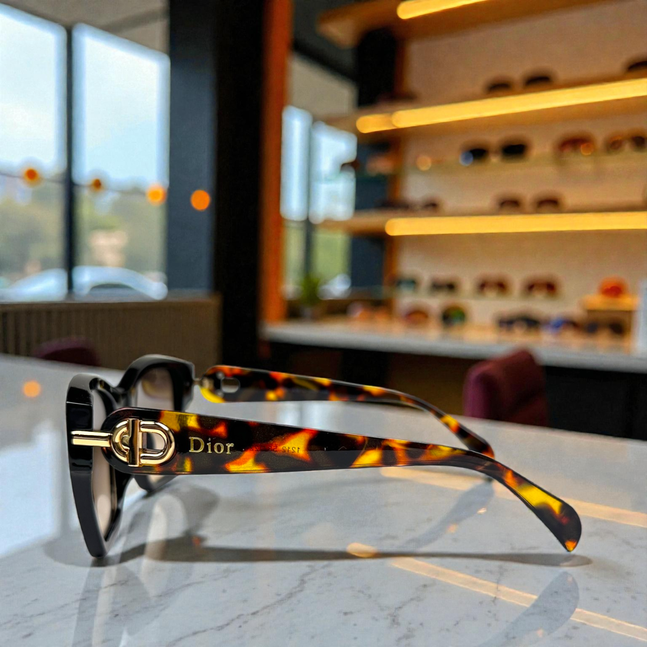 Dior Tortoise Black Gradient Shades