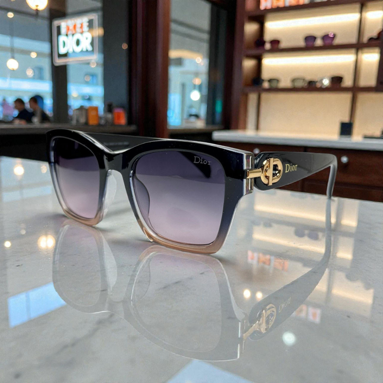 Dior Gradient Square Sunglasses