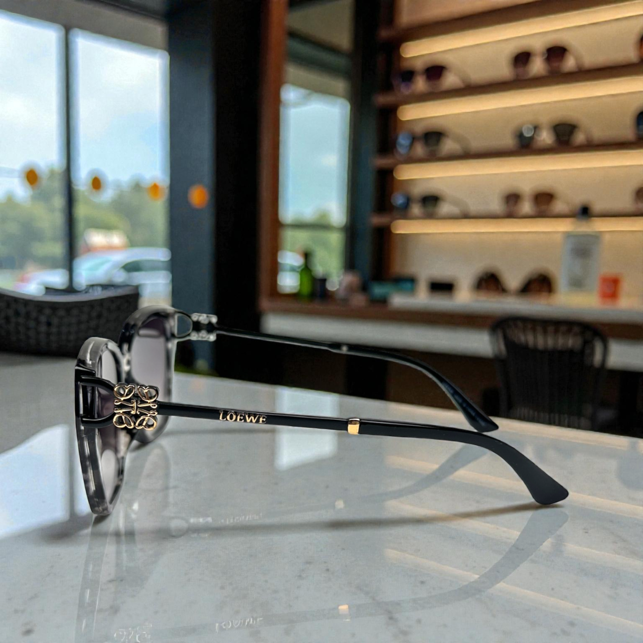 Loewe Marble Cat-Eye Shades