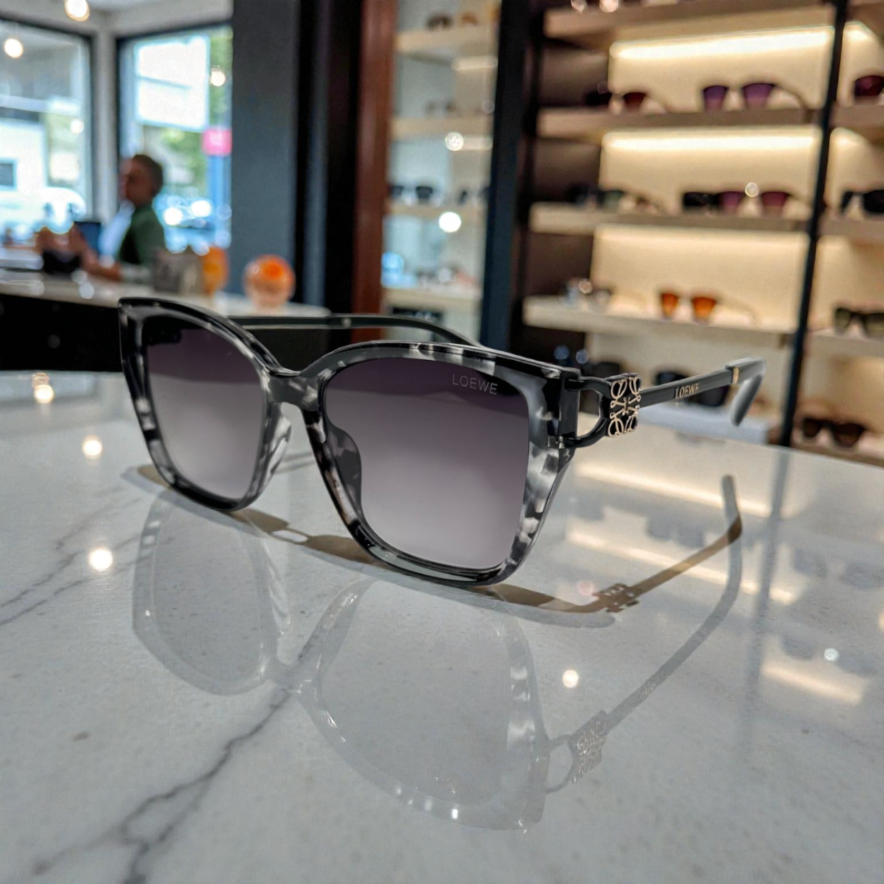 Loewe Marble Cat-Eye Shades