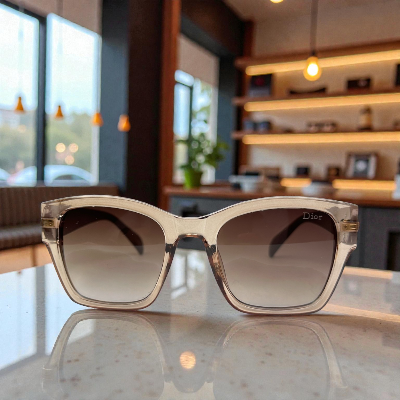 Dior Nude Gradient Square Shades