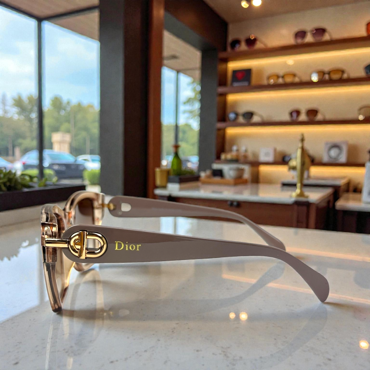 Dior Nude Gradient Square Shades