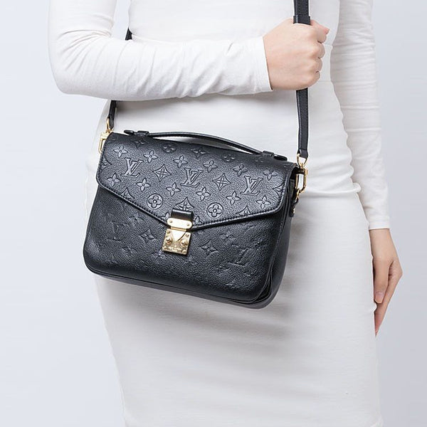 VLV Monogram Empreinte Briefcase – Iconic Elegance in Black ✨