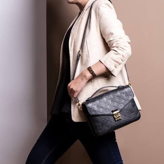 VLV Monogram Empreinte Briefcase – Iconic Elegance in Black ✨