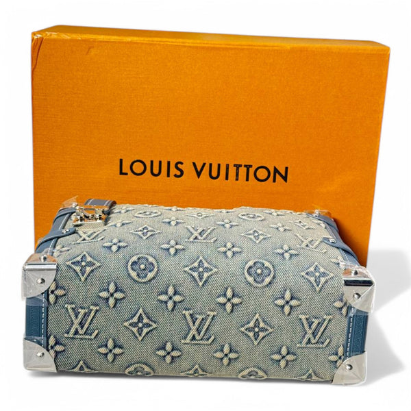 Louis Vuitton Soft Trunk Monogram Denim Bag – Blue Steel Edition