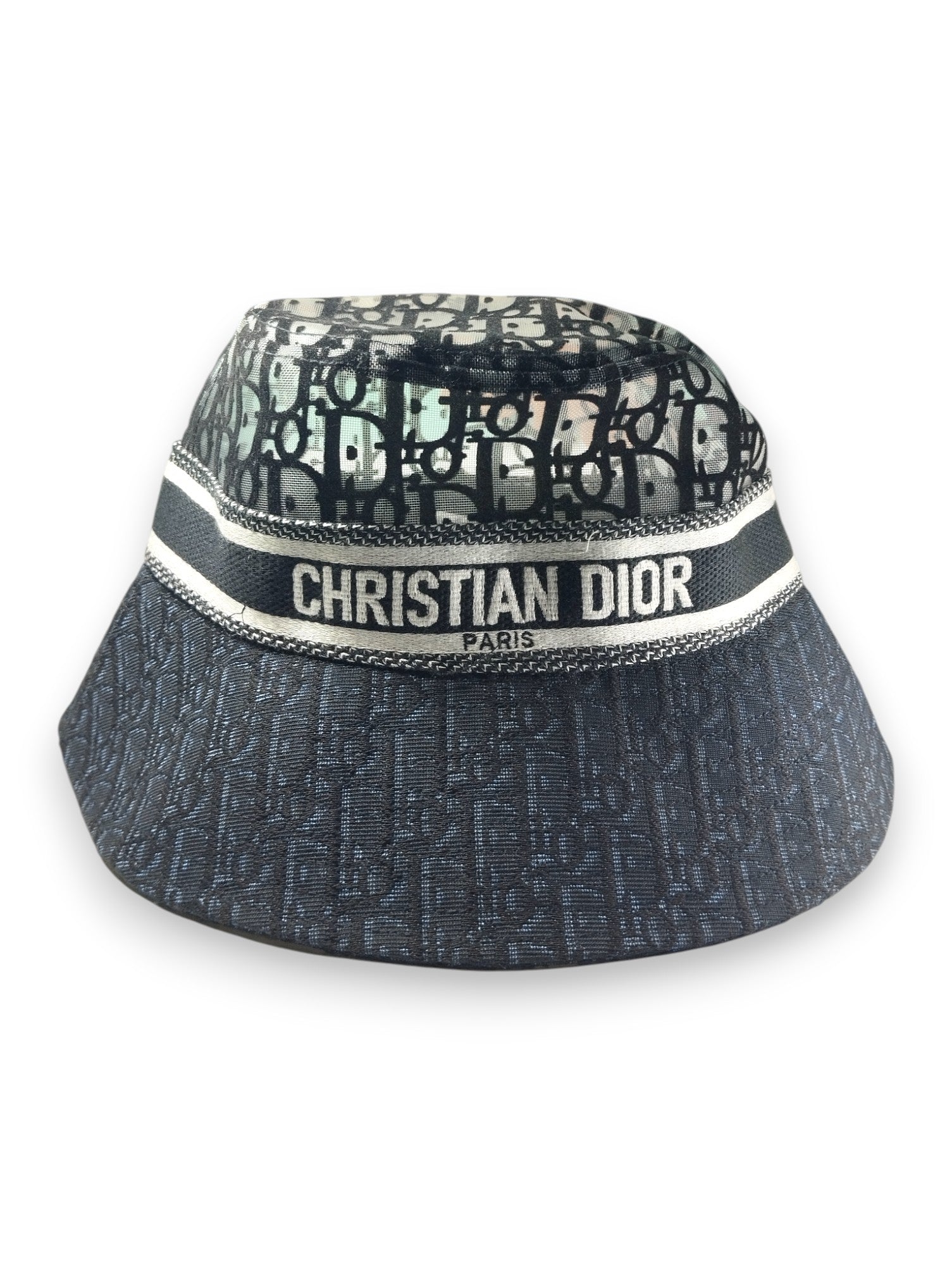 Reversible Christian Dior-Inspired Monogram Bucket Hat
