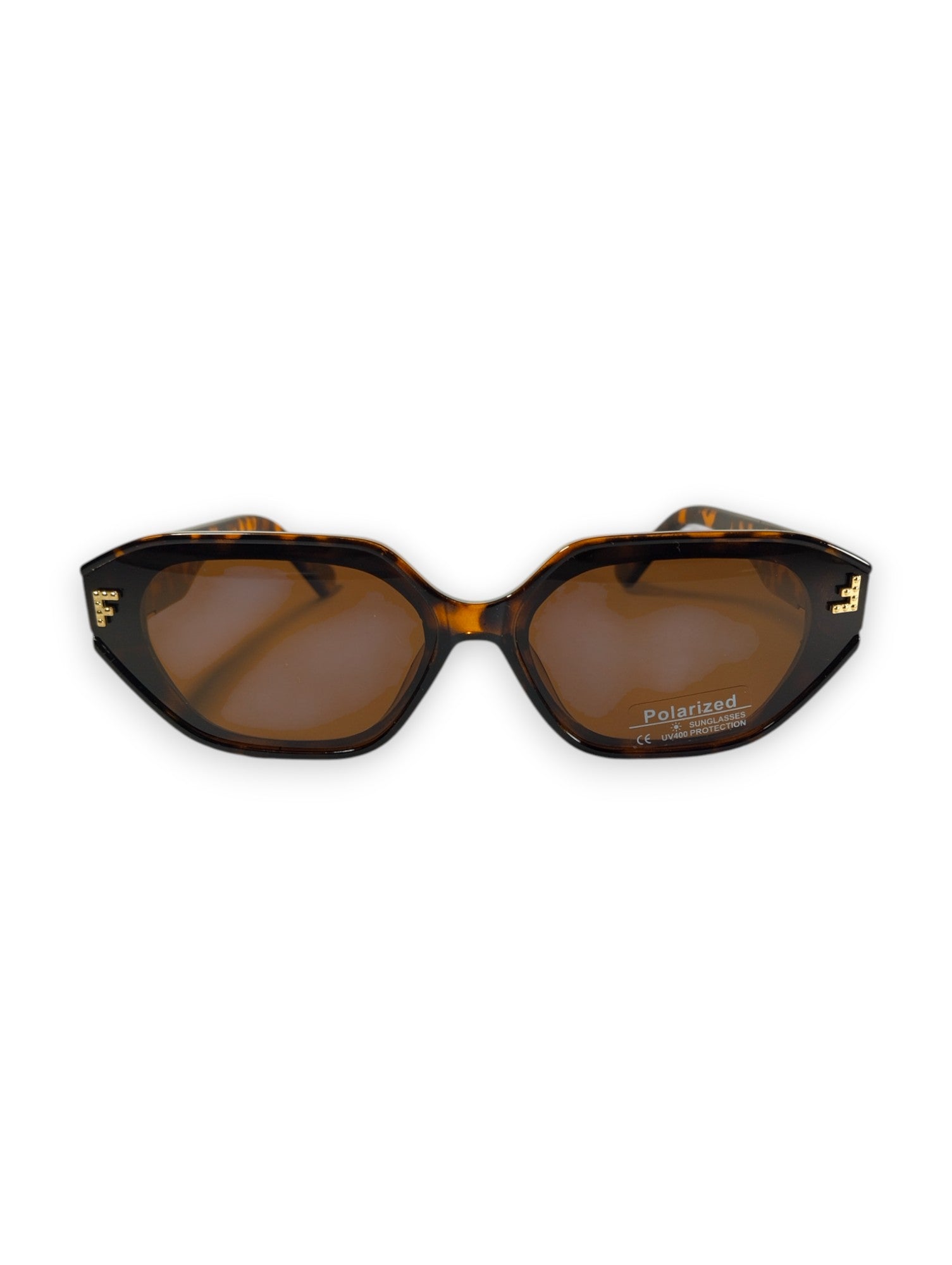 Fendi Geometric Cat-Eye Sunglasses with Gold-Tone F Logo