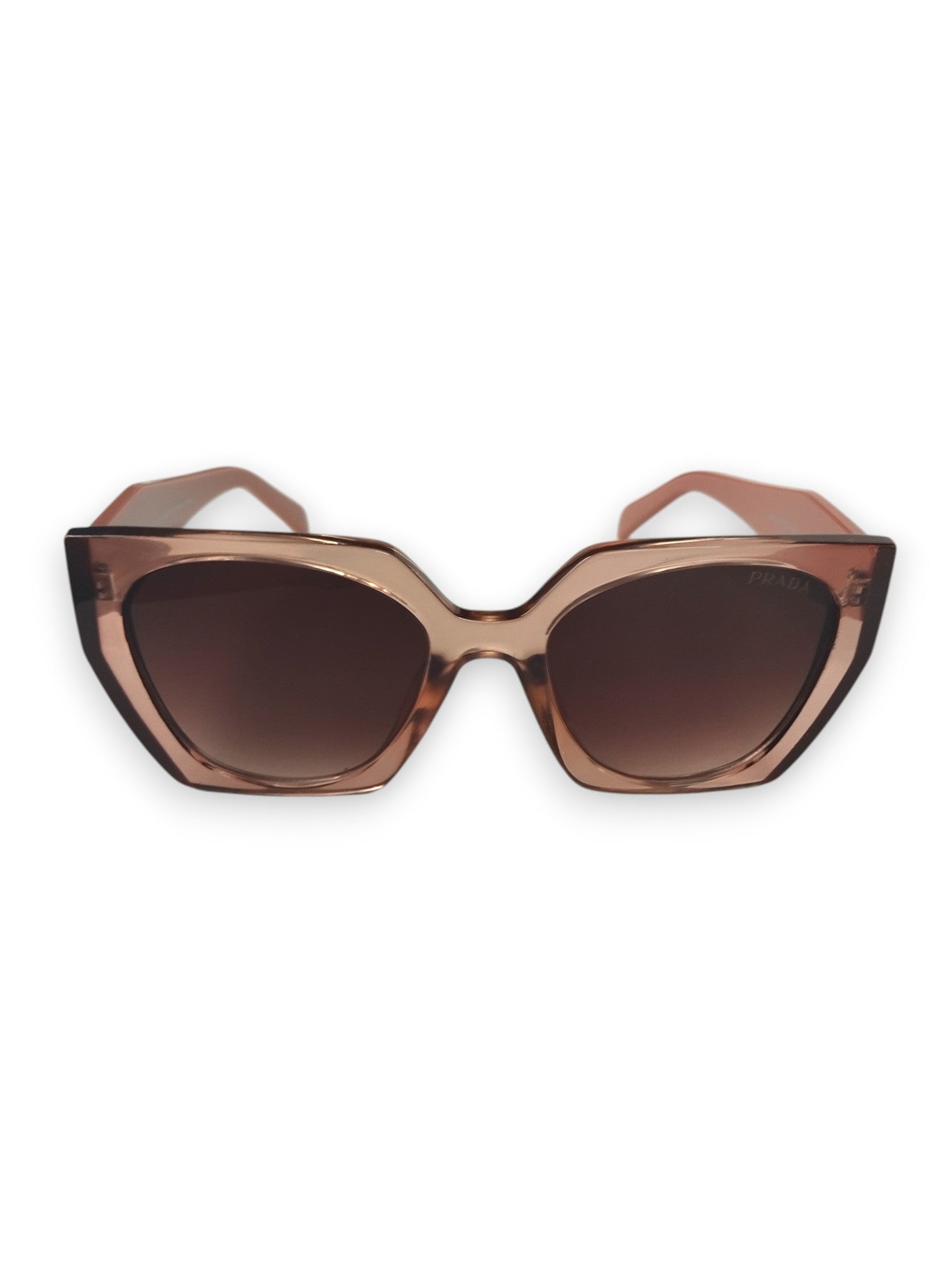 Blush & Brown Prada Sunglasses with Gradient Lenses