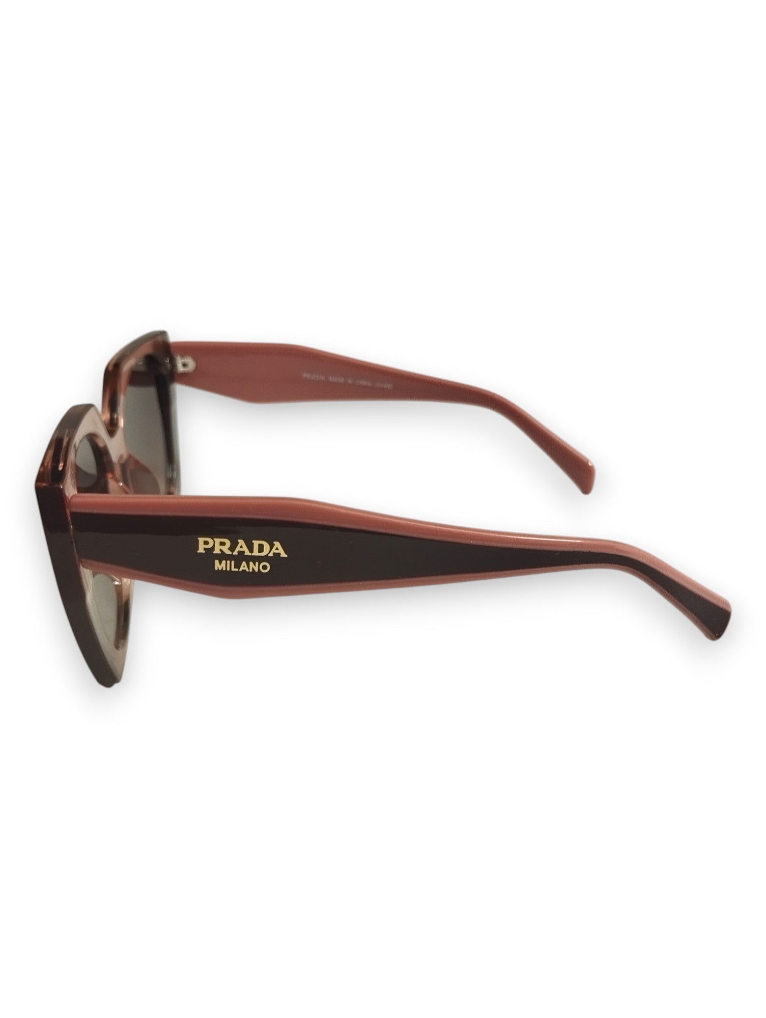 Blush & Brown Prada Sunglasses with Gradient Lenses