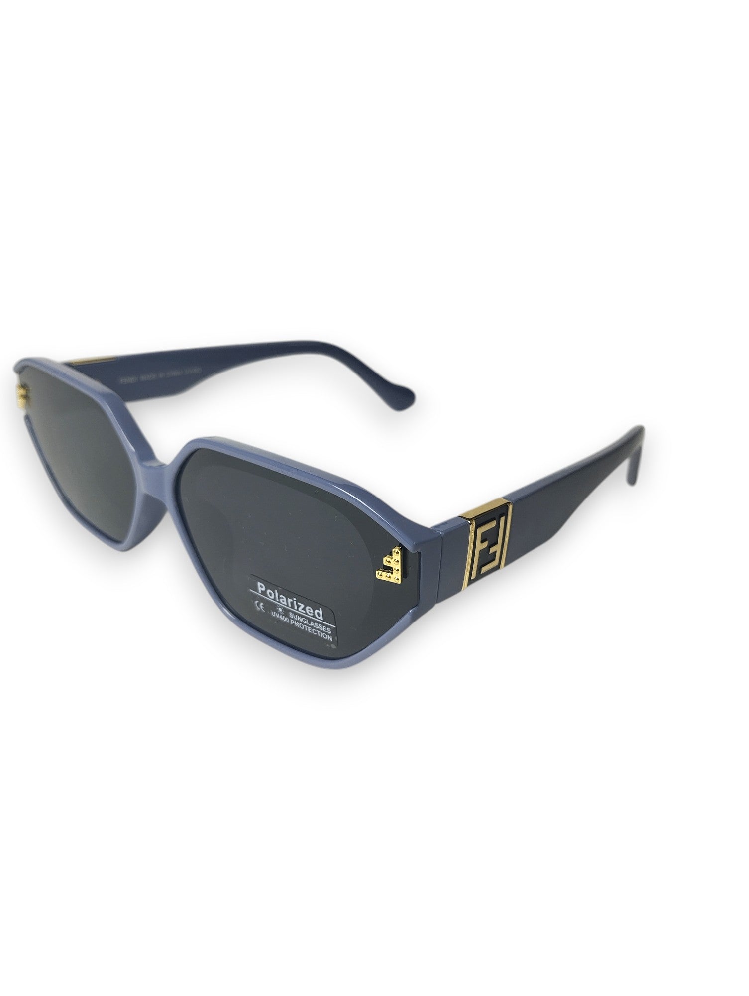 Luxurious Lavender Fendi Sunglasses with Golden 'F' Logos