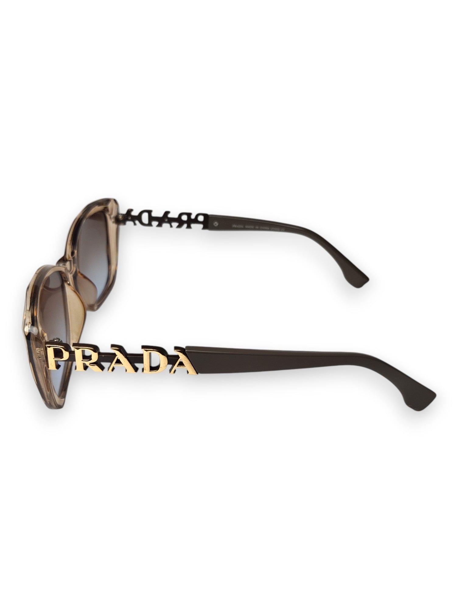 Prada Transparent Brown Statement Sunglasses - Bold Elegance ✨