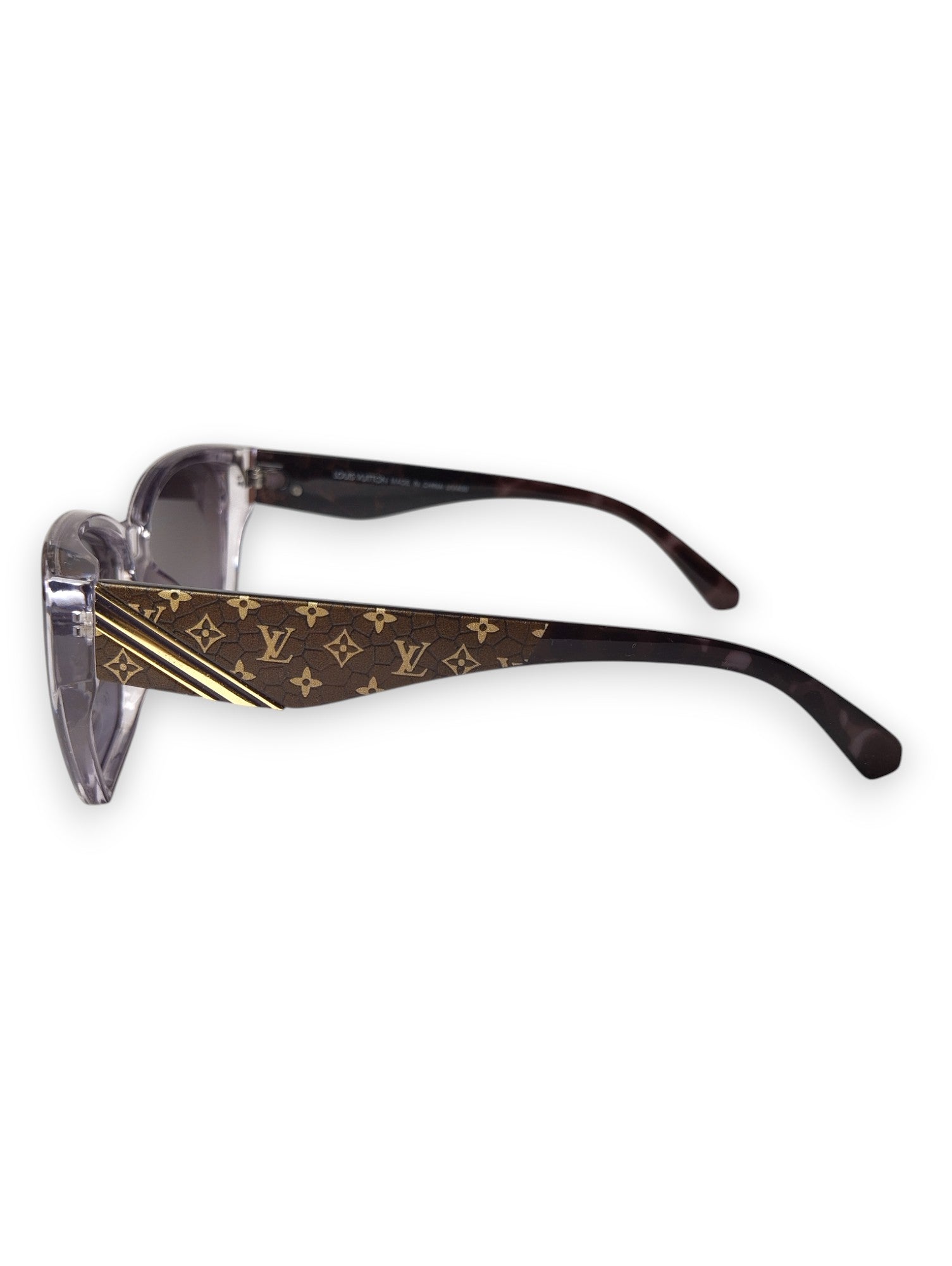 Gradient Glamour: Louis Vuitton-Inspired Transparent Sunglasses ✨