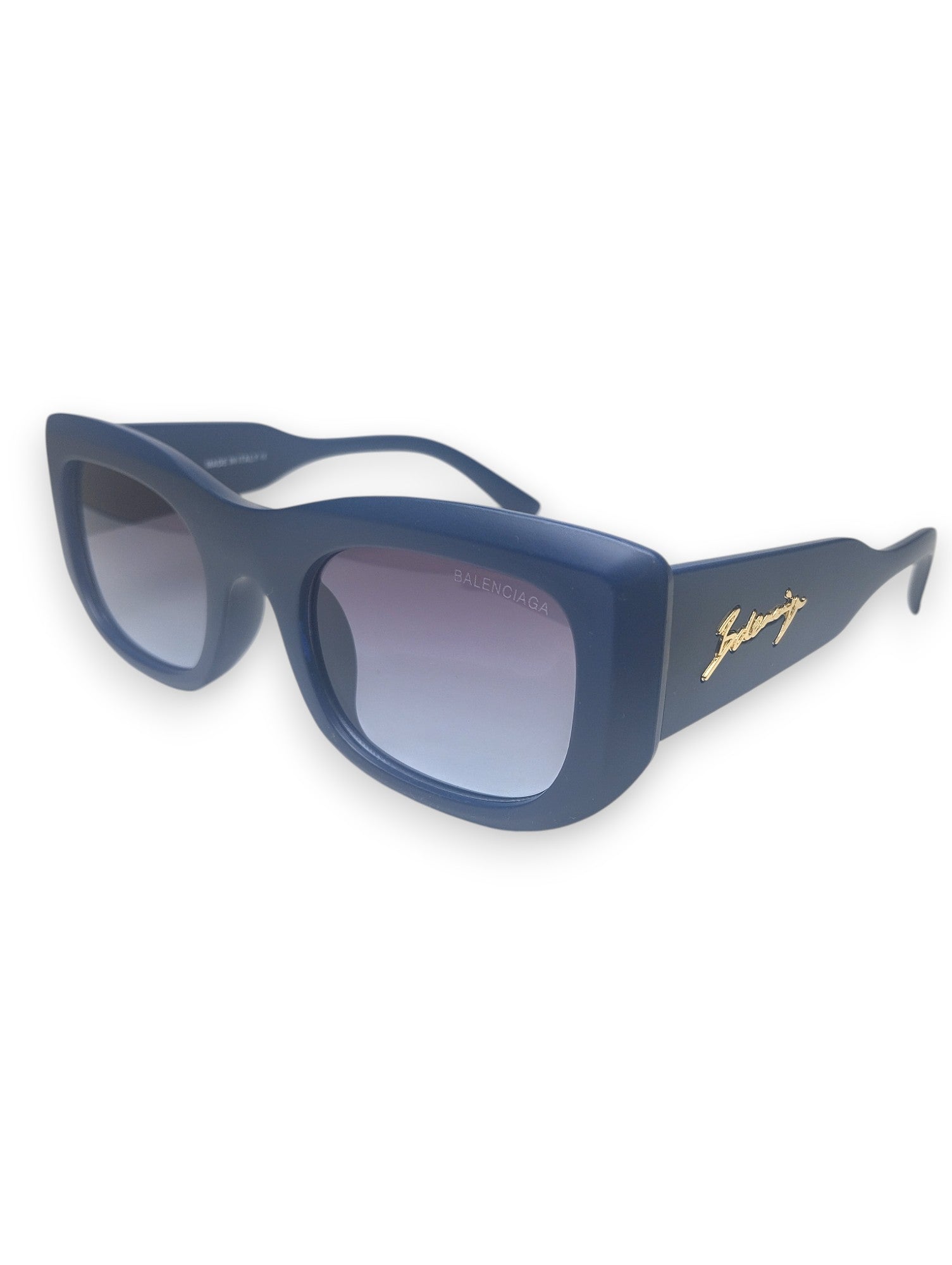 Balenciaga Iconic Signature Navy Sunglasses - A Sleek Statement Piece ✨