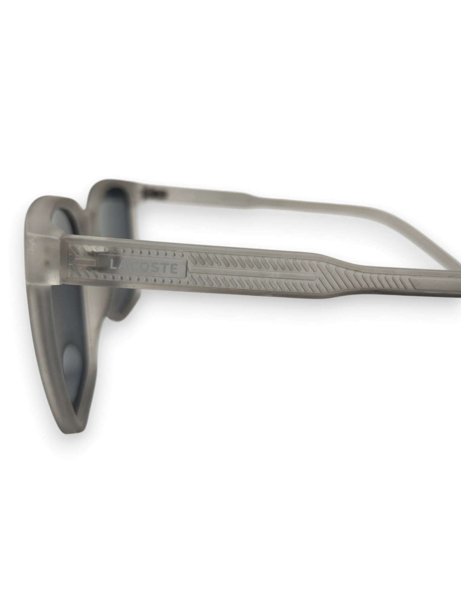 Lacoste Matte Gray Rectangular Sunglasses - Sporty & Chic 🐊