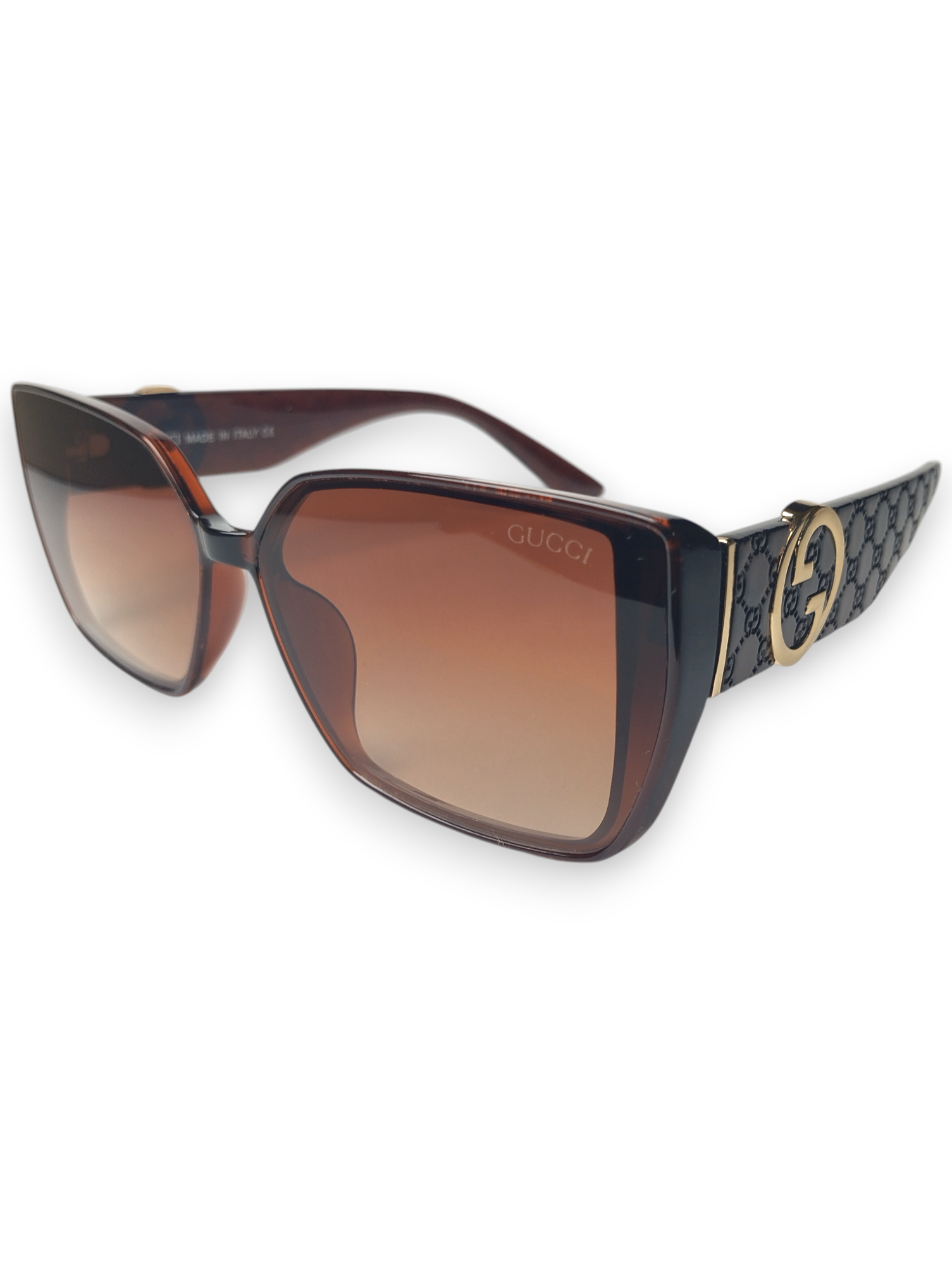 Gucci Monogram Cat-Eye Sunglasses in Brown Tortoise - Timeless Glamour 👑