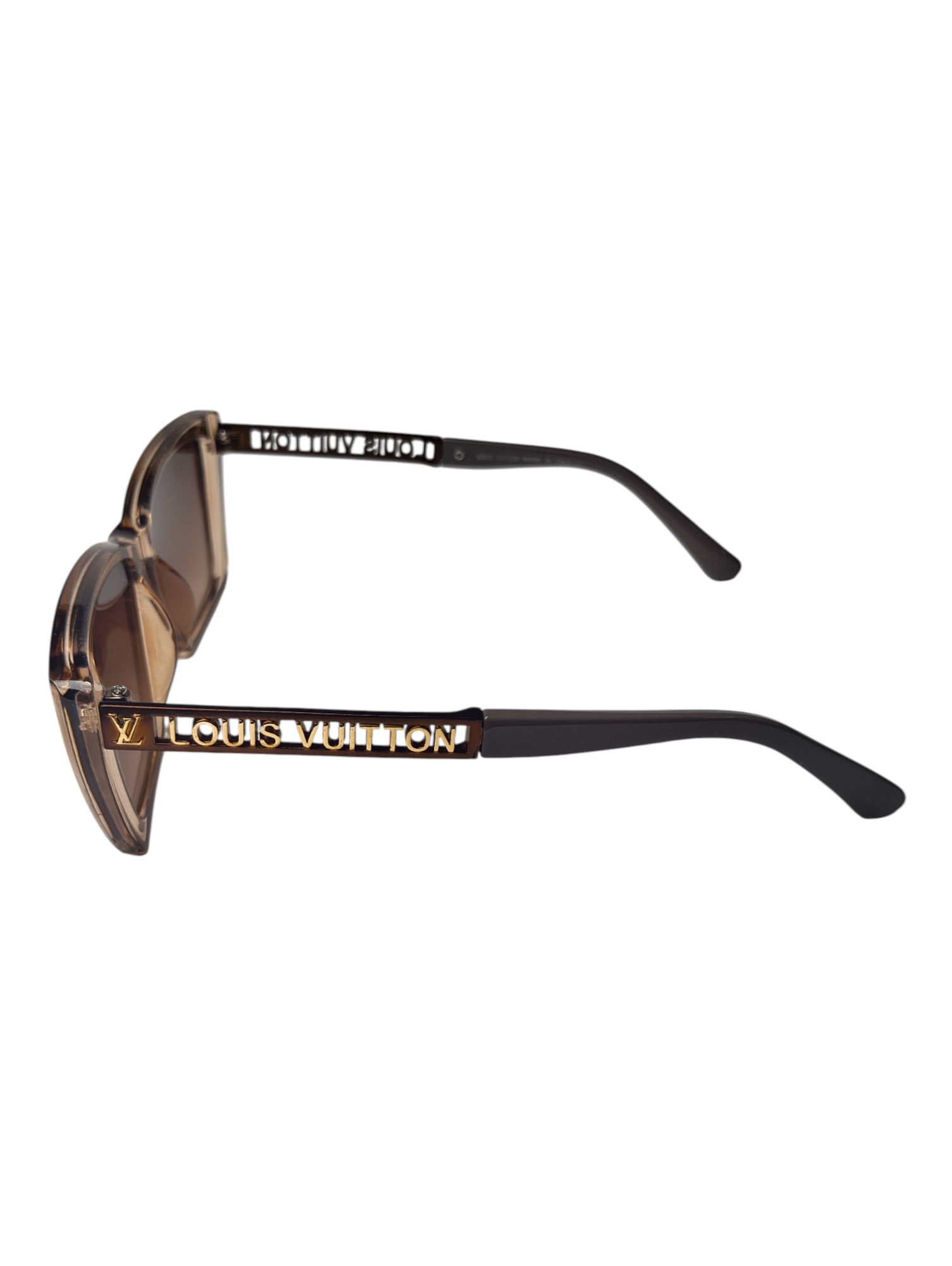 Louis Vuitton Statement Cat-Eye Sunglasses in Amber Brown - Golden Glamour ✨