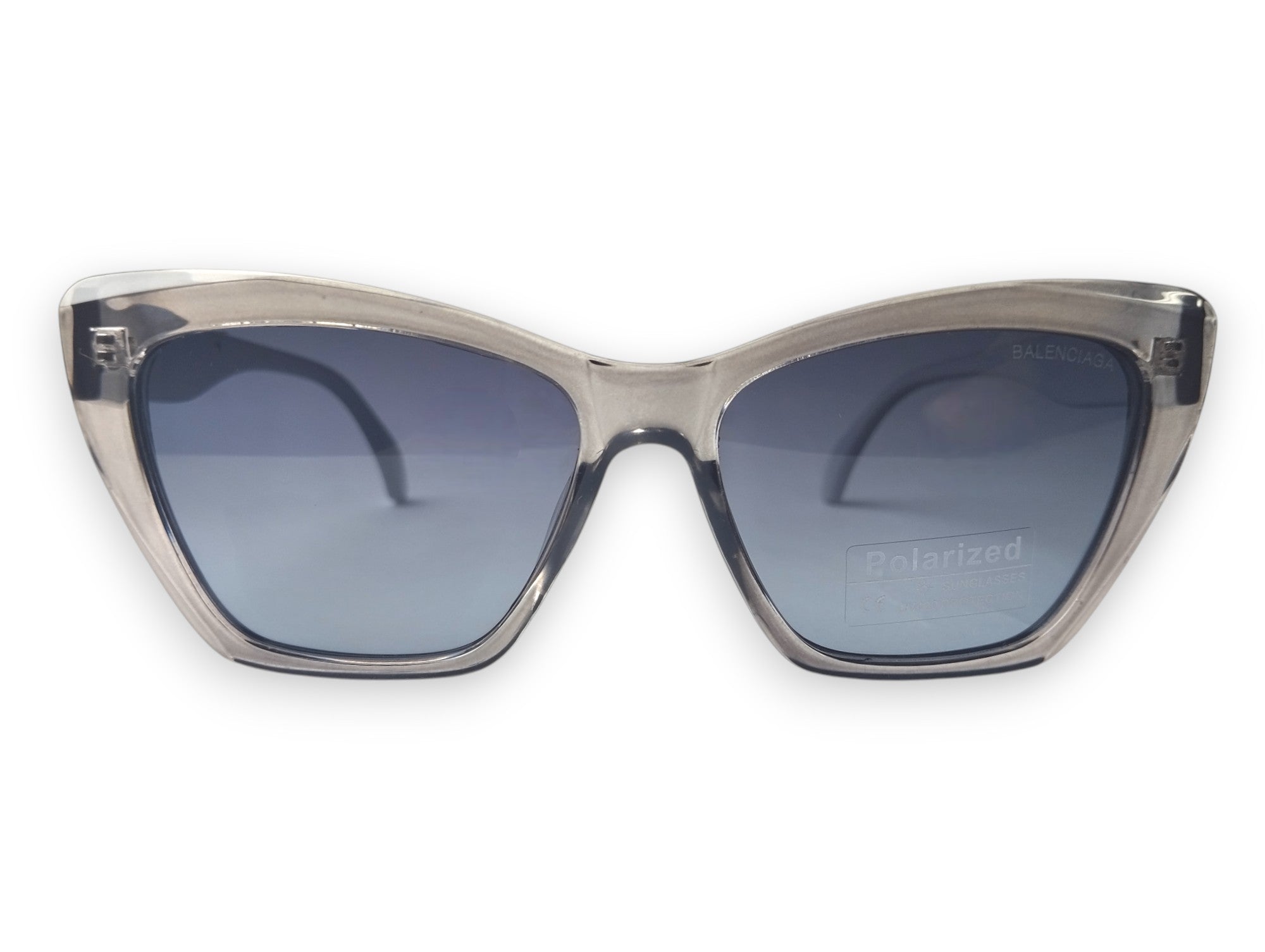Balenciaga Silver & Gray Square Sunglasses - Urban Edge 🏙️