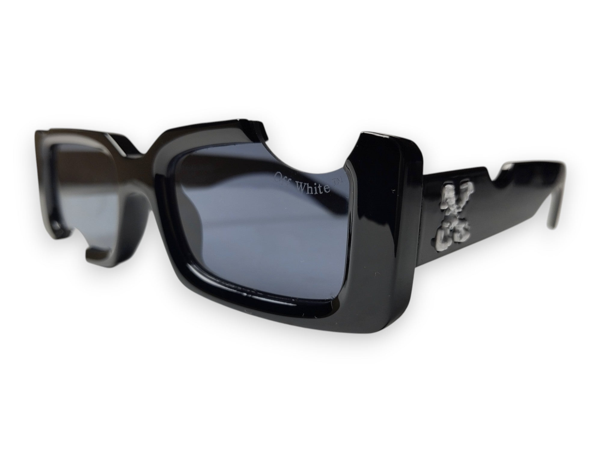 Off-White Matte Black Arrow Sunglasses