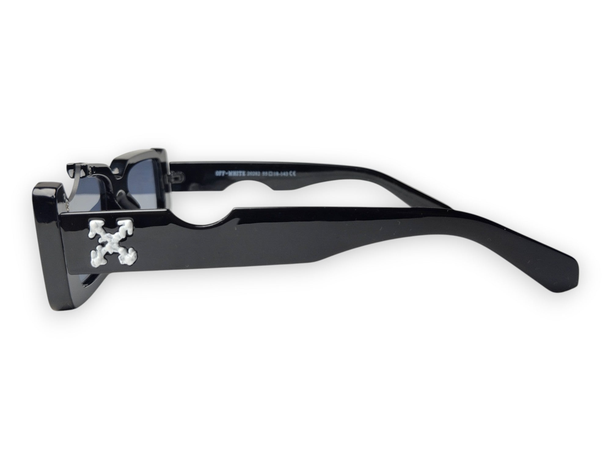 Off-White Matte Black Arrow Sunglasses