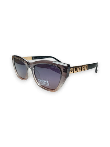 Gucci Translucent Cat-Eye Sunglasses with Signature Block Logo