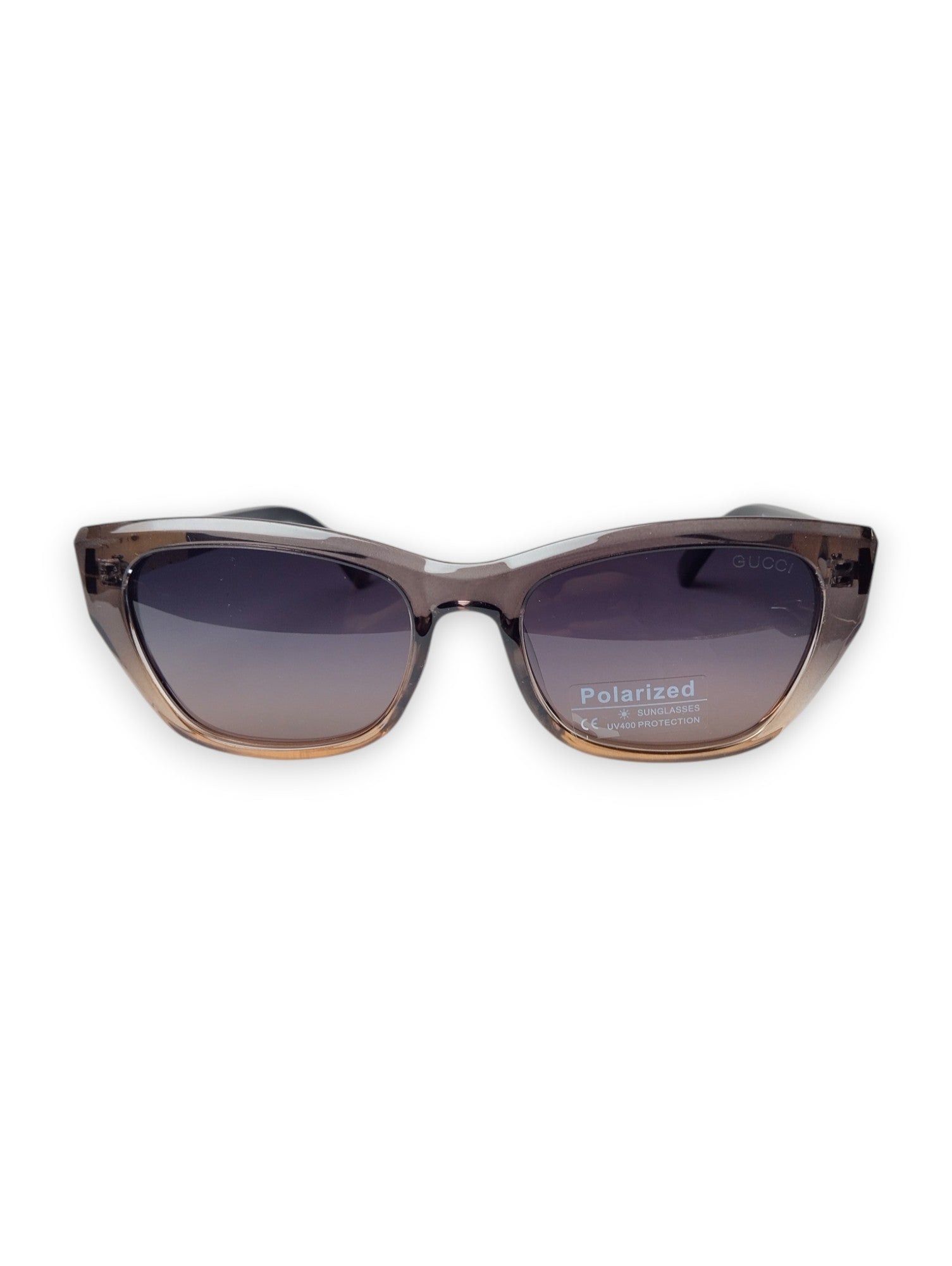 Gucci Translucent Cat-Eye Sunglasses with Signature Block Logo