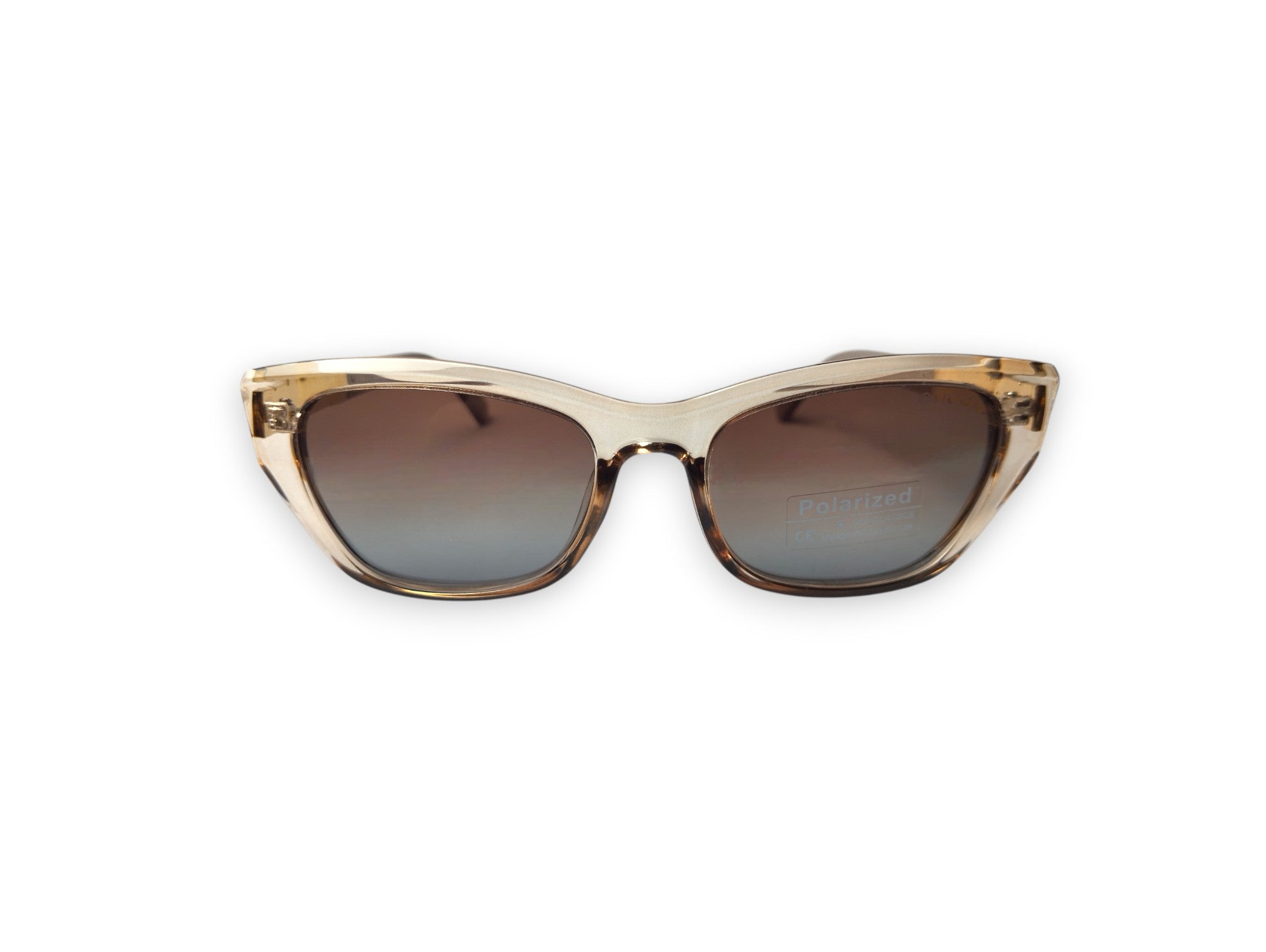 Gucci Translucent Nude Cat-Eye Sunglasses with Gradient Lenses