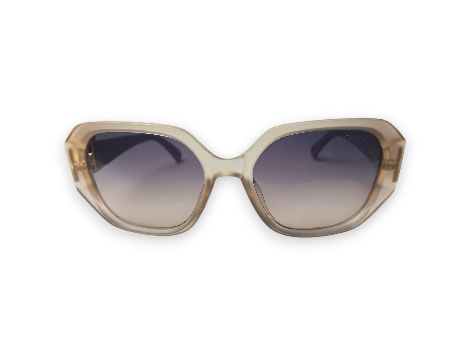 Chic Chloé Women's Pale Nude Gradient Sunglasses