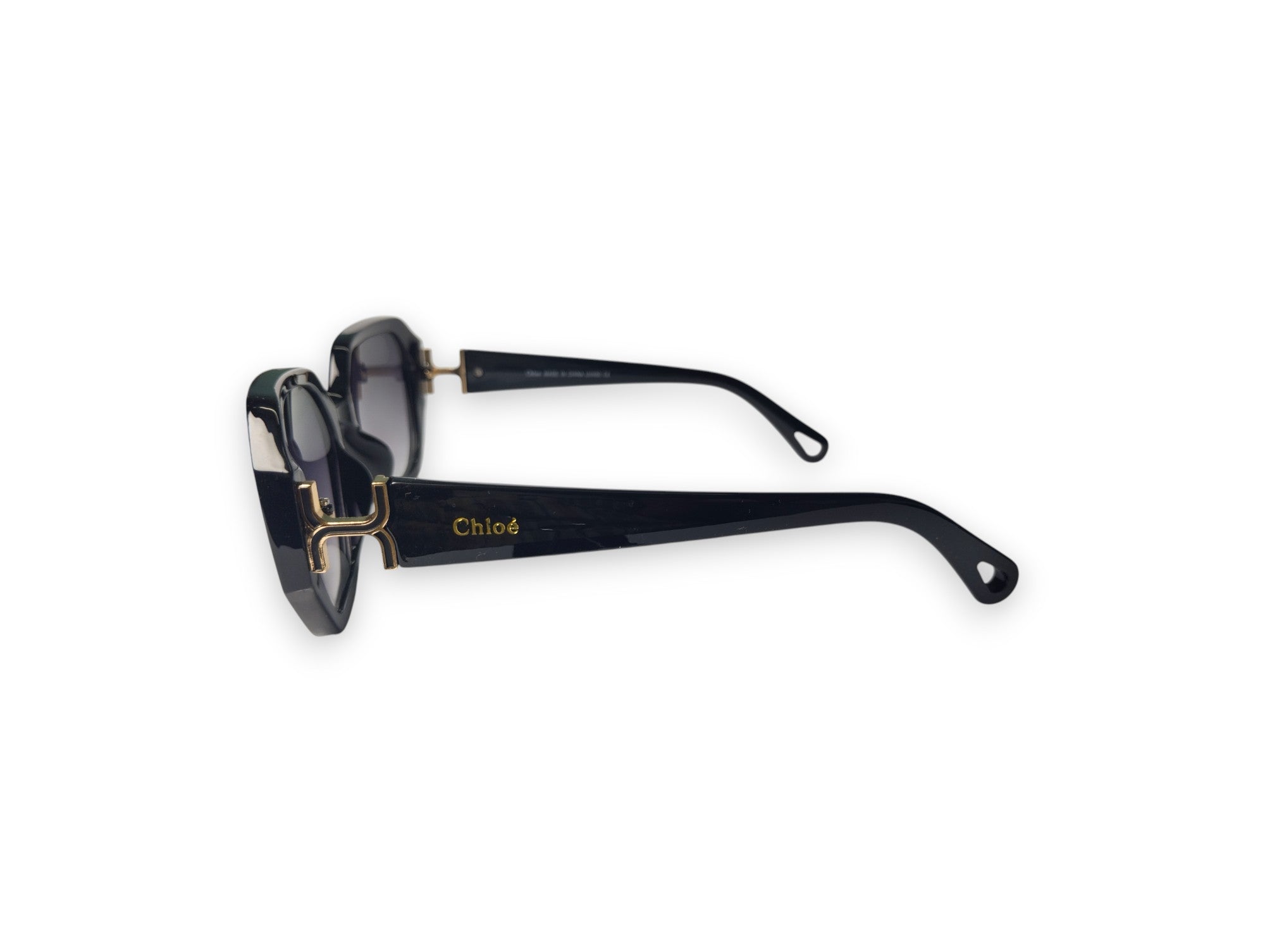 Bold & Glamorous Chloé Women's Black Gradient Sunglasses