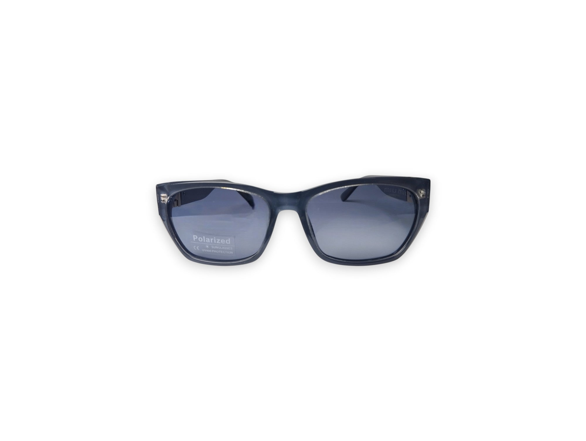 Sophisticated Miu Miu Women's Navy Blue Polarized Sunglasses