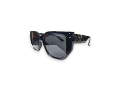 Bold L-V Women's Black Cat-Eye Sunglasses