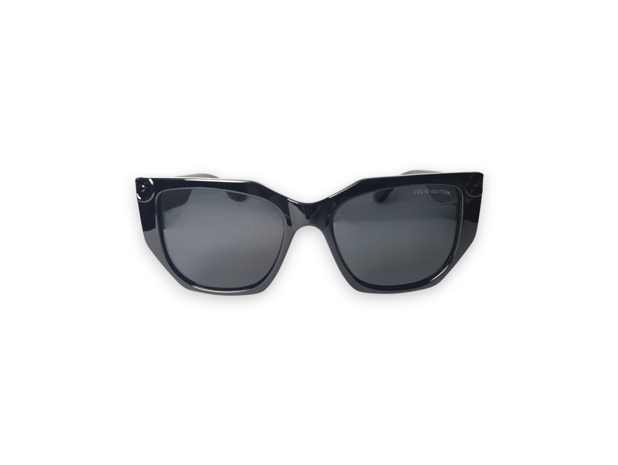 Bold L-V Women's Black Cat-Eye Sunglasses