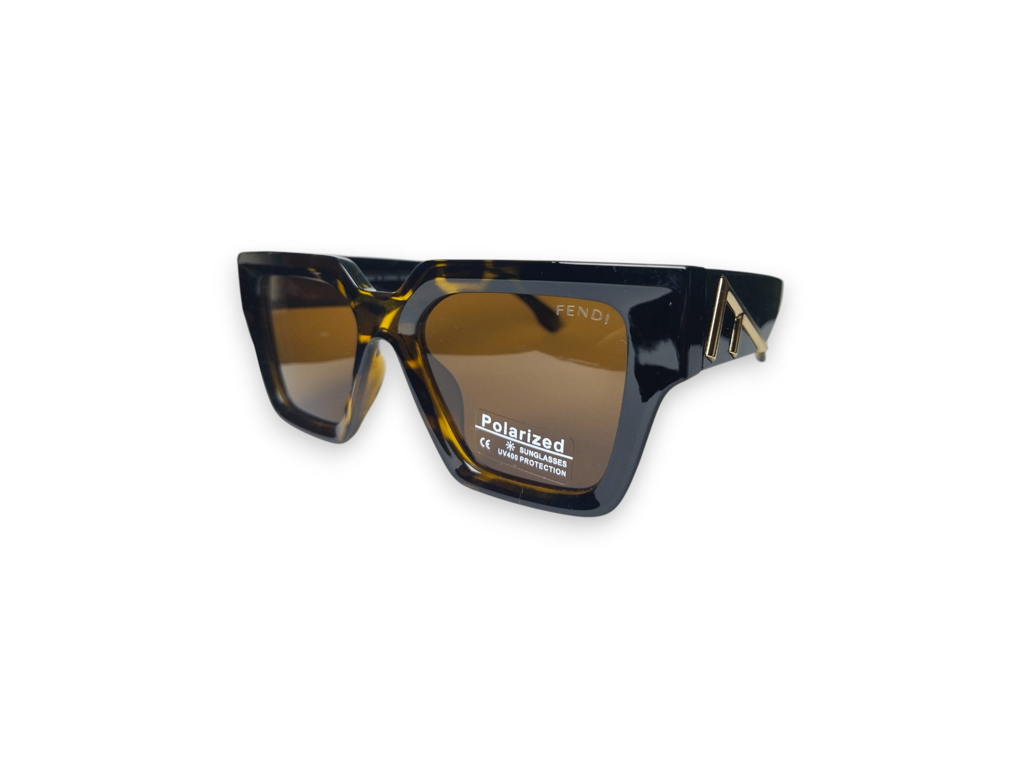Bold Fendi Women's Tortoiseshell Polarized Sunglasses
