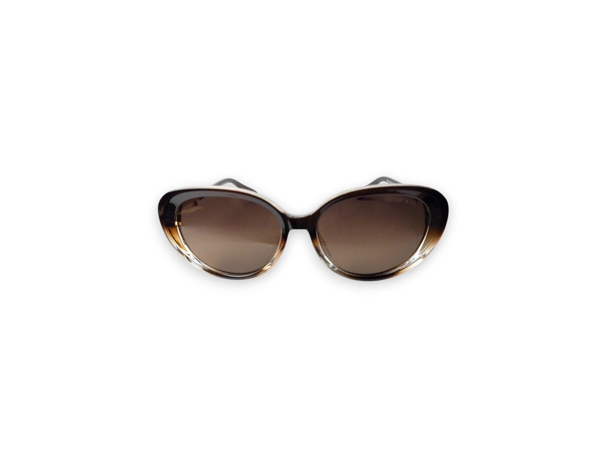 Tiffany & Co. Cat-Eye Sunglasses with Gold-Tone Accents and Gradient Lenses