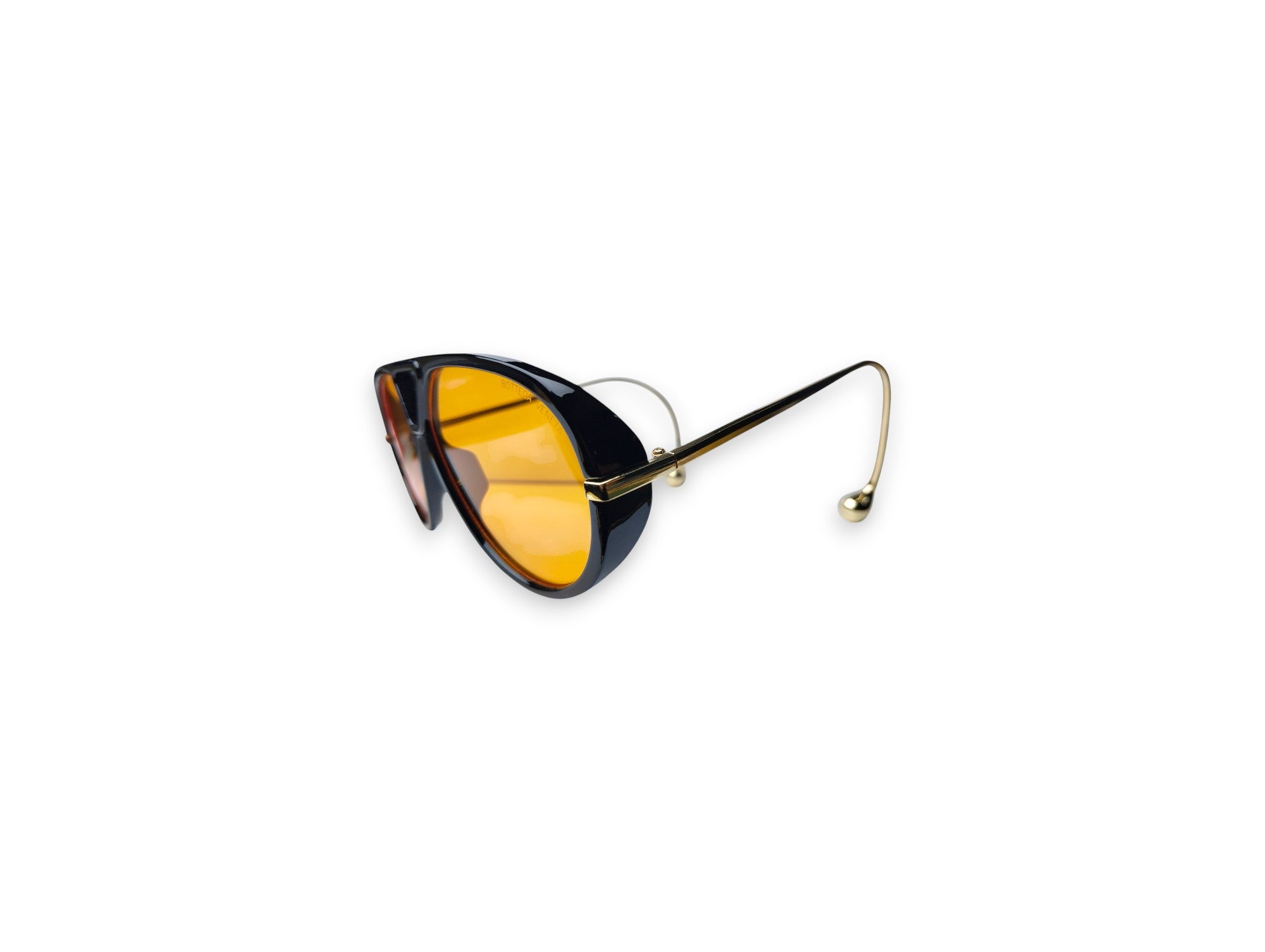 Retro Yellow Aviator Sunglasses – Bold Amber Vintage Vibes
