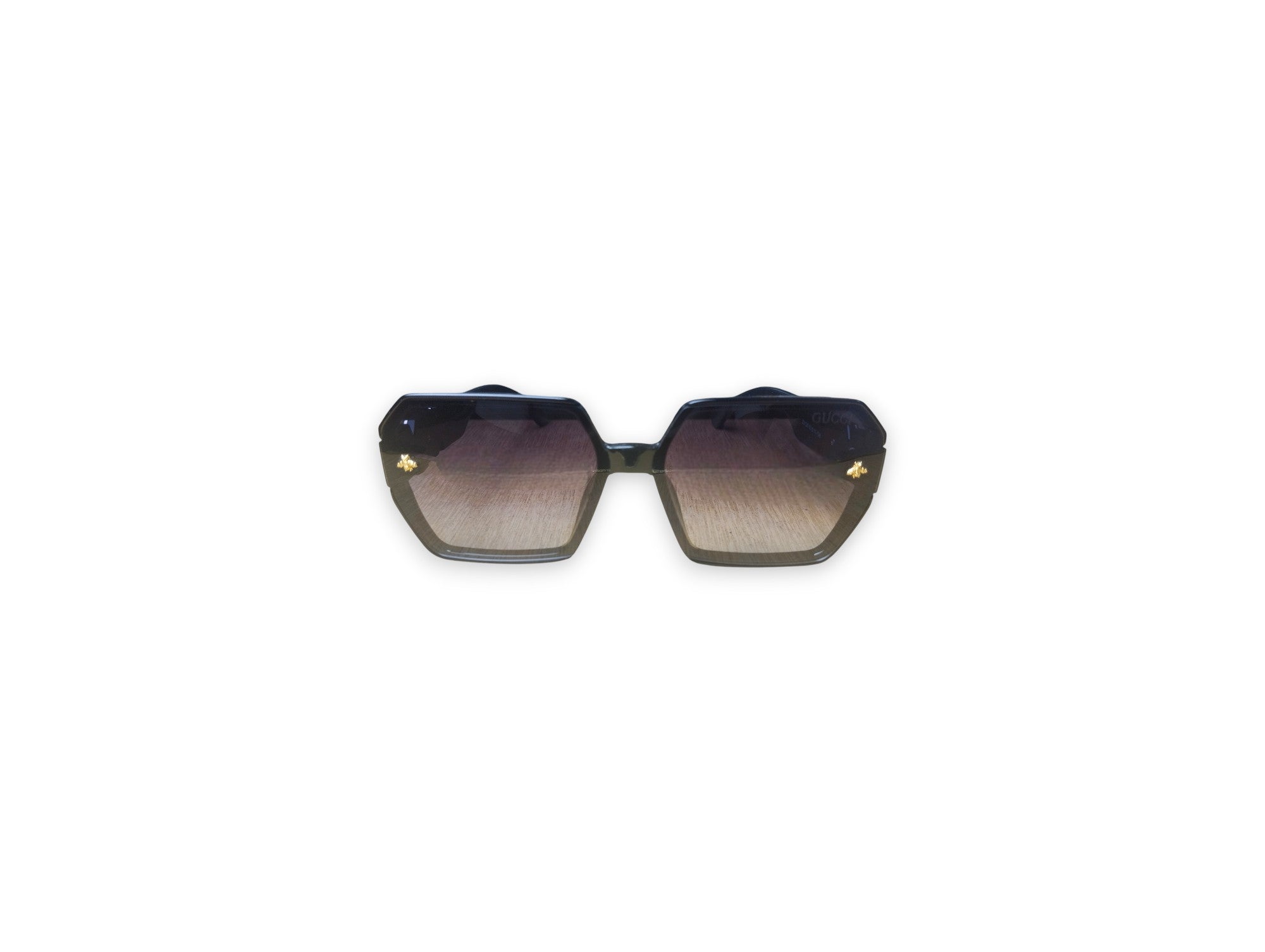 Gucci Hexagonal Bee-Embellished Sunglasses – Iconic Luxury