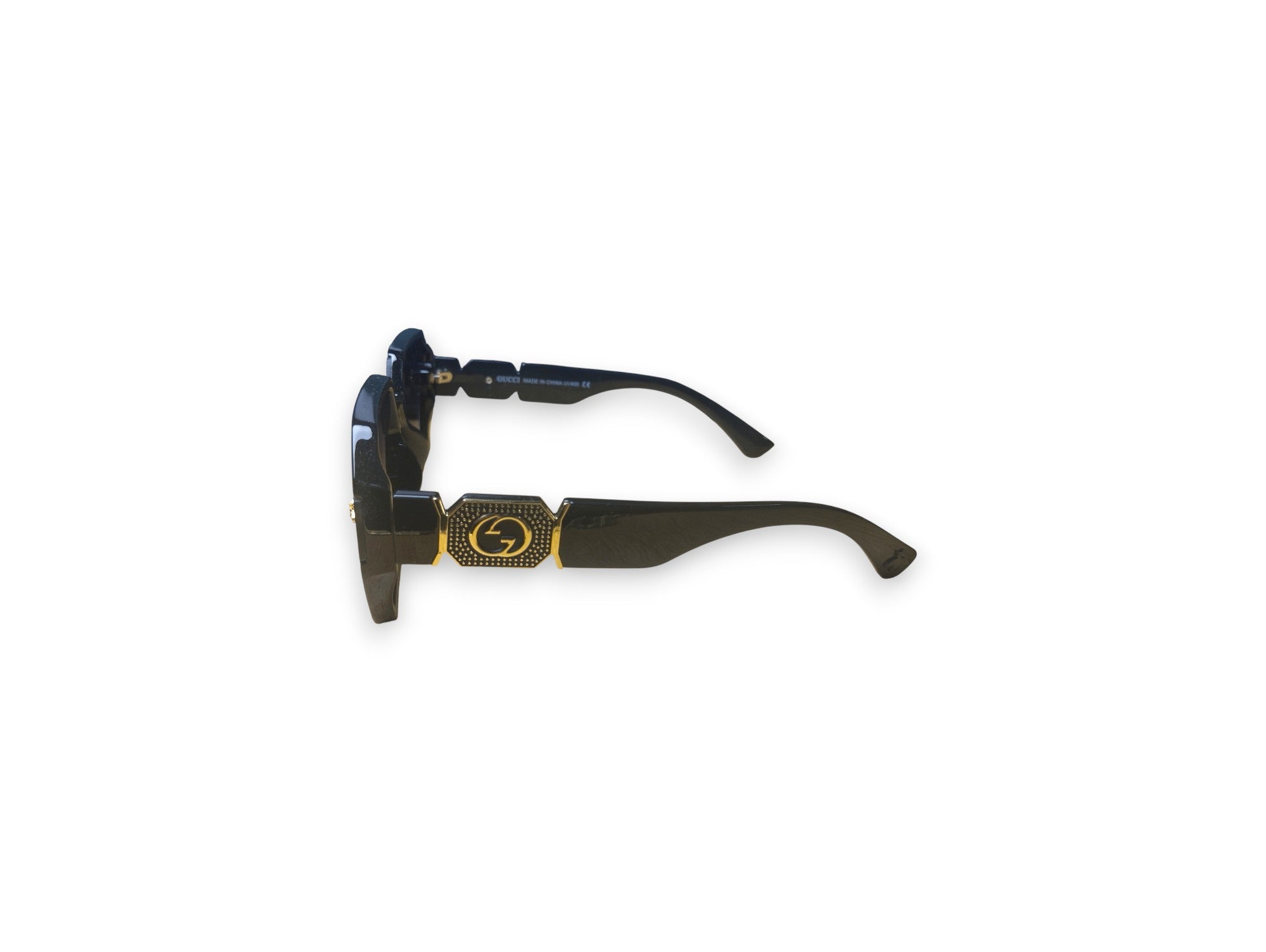 Gucci Hexagonal Bee-Embellished Sunglasses – Iconic Luxury