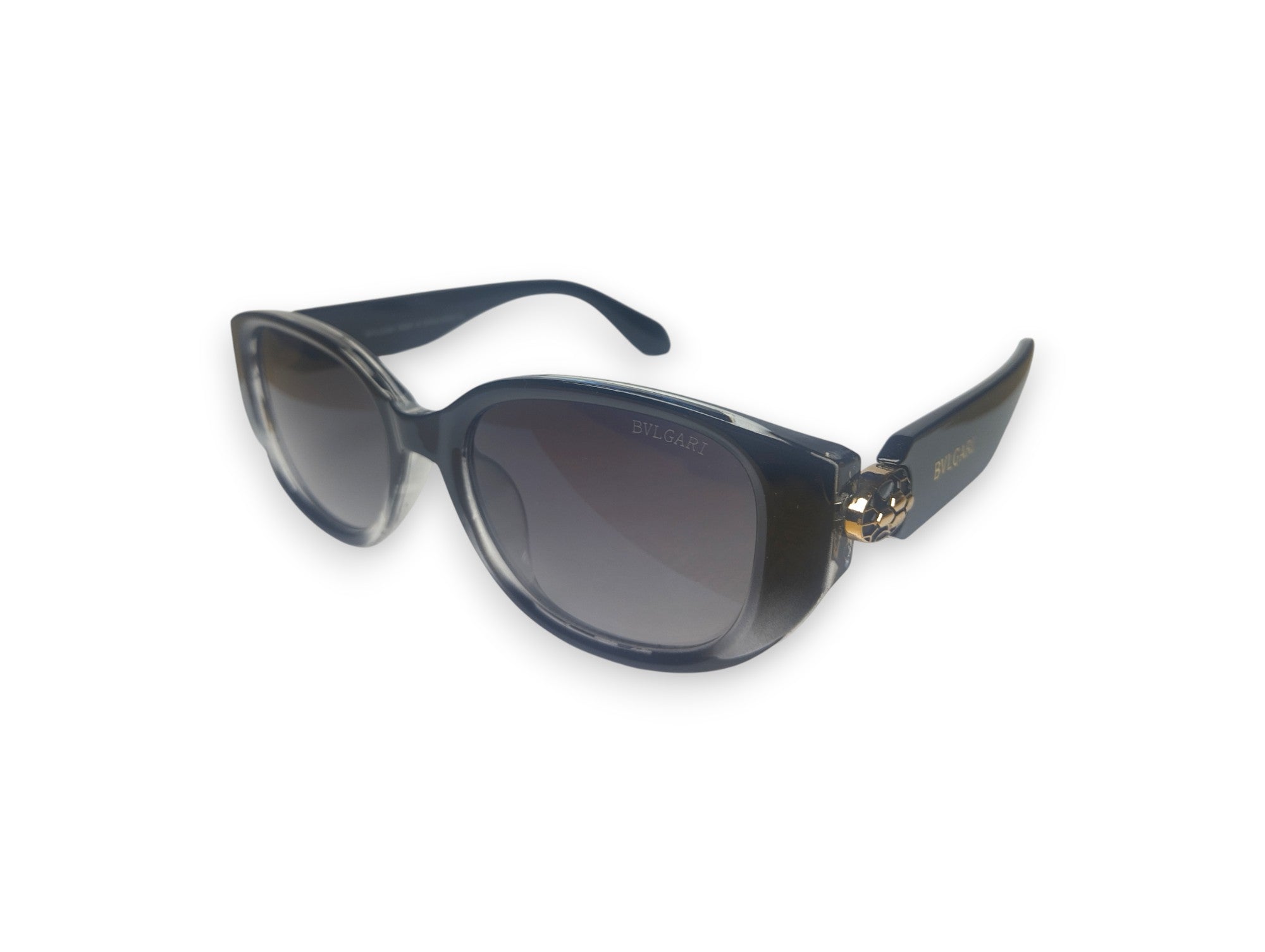 Title: Bvlgari Serpenti Black-Silver Sunglasses – Modern Italian Glam