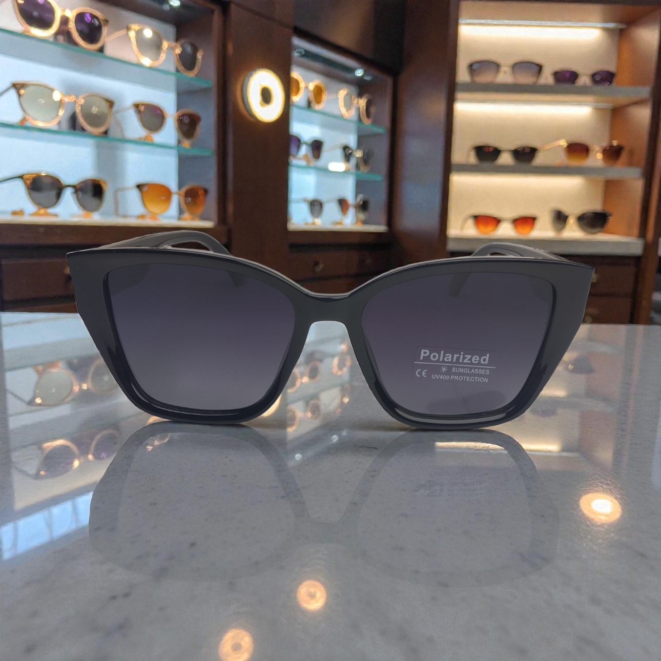 Miu.miu  Black Luxe Square Shades