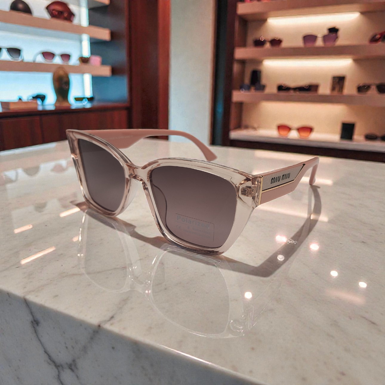 Miu.miu Blush Luxe Square Shades
