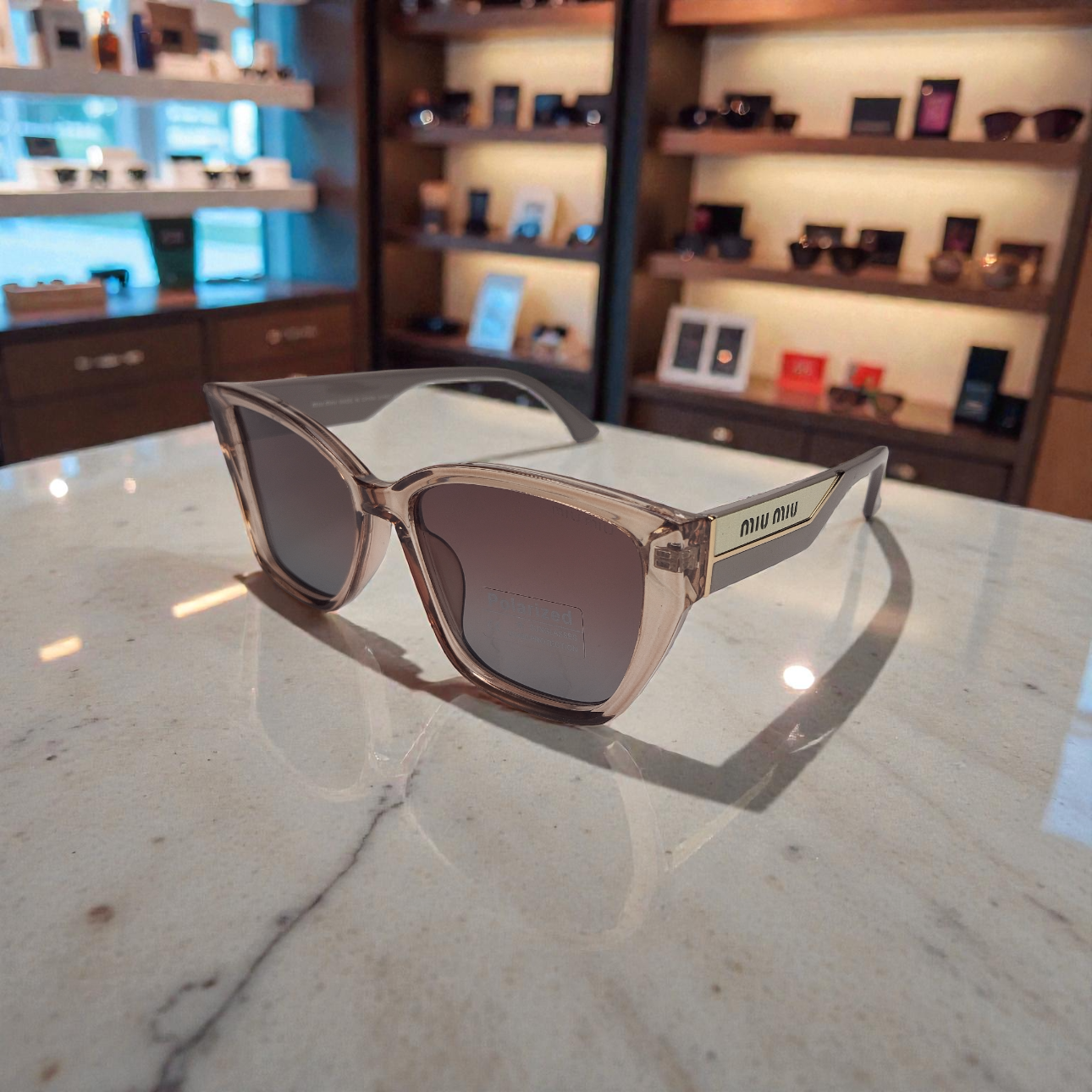 Miu.miu Nude Luxe Square Shades