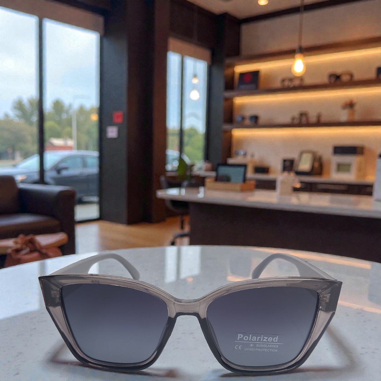 Miu.miu  Grey Luxe Square Shades