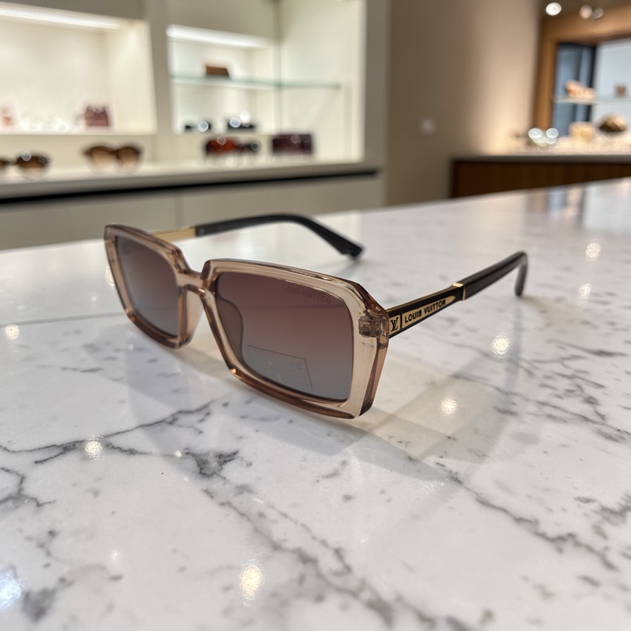 LV Brown rectangular