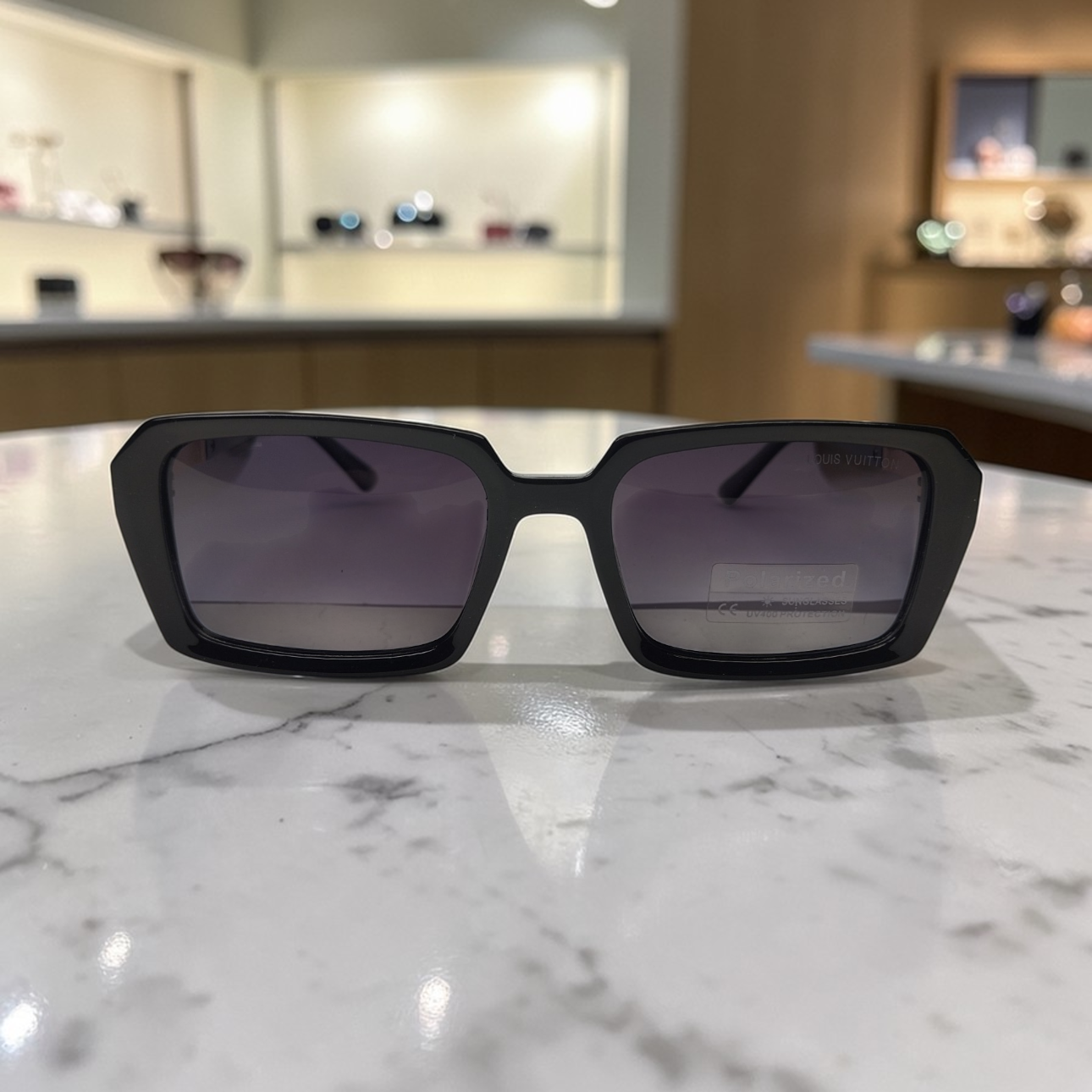 LV Black rectangular